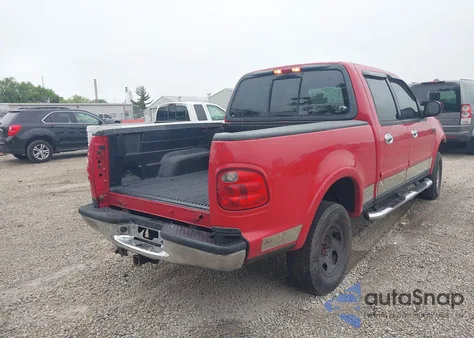 2002 Ford F-150 Lariat/Xlt from USA, damaged, VIN 1FTRW08L52KD19373